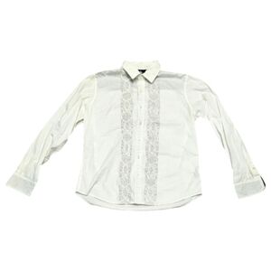 Men's button up shirt with floral accents‎